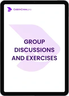 group discussions and group tasks, recruitment scenarios from real recruitments for recruiters. Recruitment tasks for cabin crew candidates for airlines. Preparation for Emirates, Etihad, Qatar Airways, British Airways, Virgin Atlantic, Ryanair, Wizzair, EasyJet, Jet2.com, FlyBE recruitment.